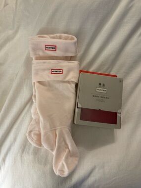 Hunter Women’s Boot Socks in Cream